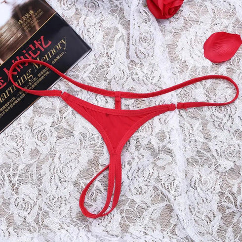 Micro Open Crotch Panties